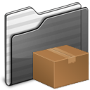 Download Folder black icon